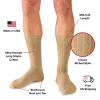 Khaki Cotton Mid Calf Dress Socks sold by Boardroom Socks