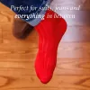 Red Cotton Over the Calf Dress Socks sold by Boardroom Socks