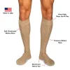 Khaki Merino Wool Over the Calf Dress Socks sold by Boardroom Socks