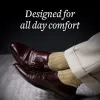 Khaki Merino Wool Over the Calf Dress Socks sold by Boardroom Socks