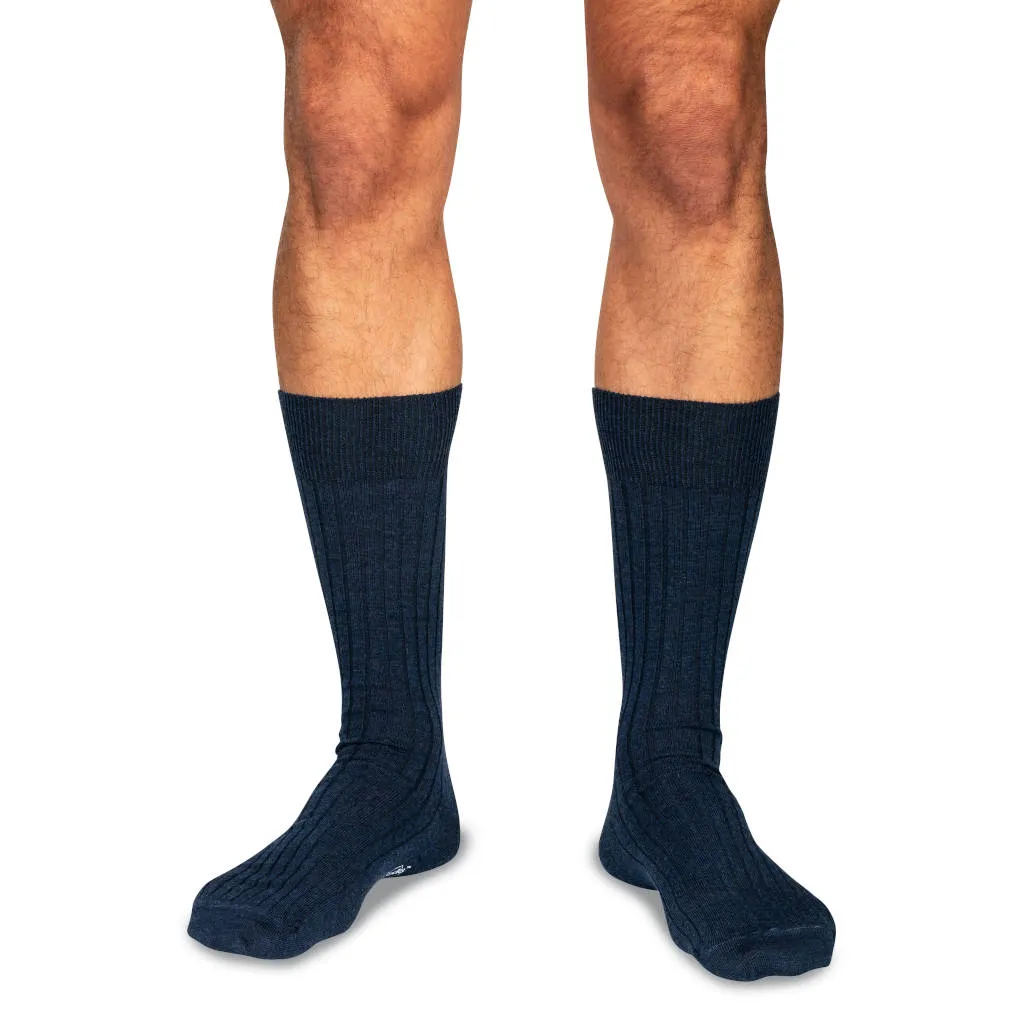 Merino Wool Mid-Calf Dress Socks - 6 Pair Gift Box sold by Boardroom Socks product image thumbnail 3