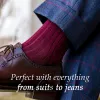 Merino Wool Mid Calf Dress Socks - 6 Pair Gift Box sold by Boardroom Socks