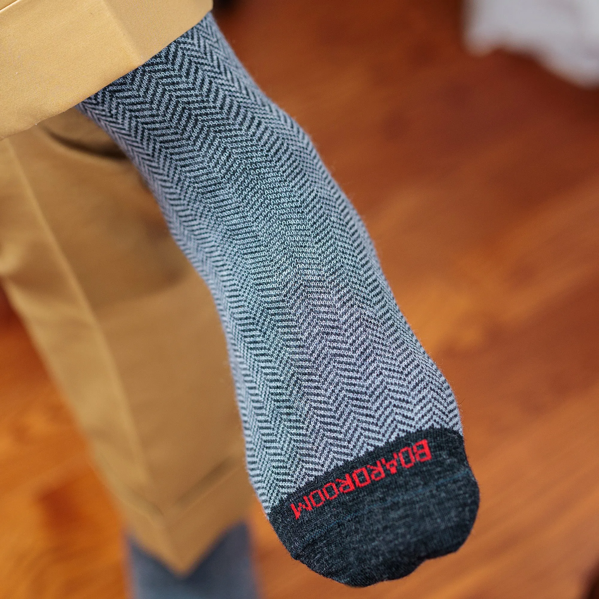 Merino Wool Over the Calf Patterned Dress Socks - 6 Pair Gift Box sold by Boardroom Socks product image thumbnail 3