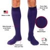 Purple Cotton Over the Calf Dress Socks sold by Boardroom Socks