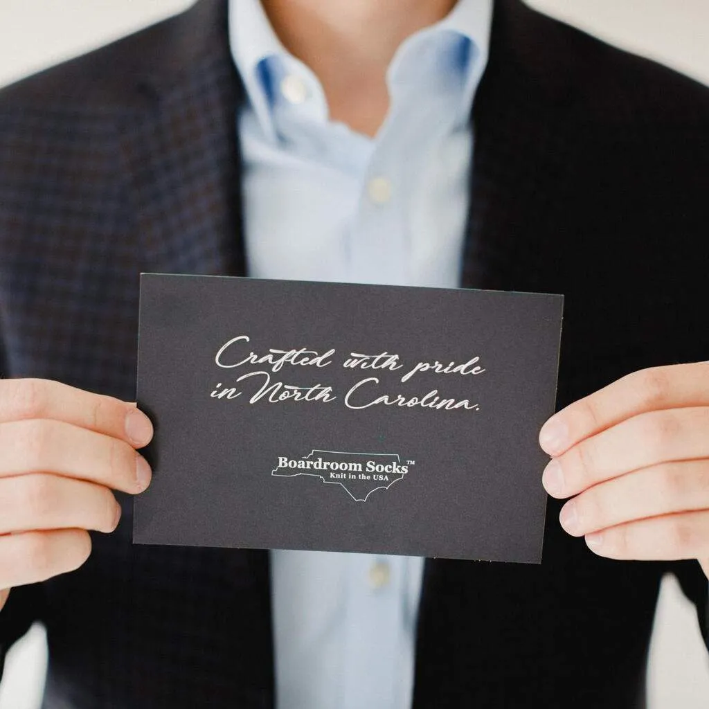 Merino Wool Over the Calf Dress Socks - 6 Pair Gift Box sold by Boardroom Socks product image thumbnail 5