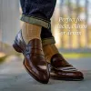 Khaki Merino Wool Mid Calf Dress Socks sold by Boardroom Socks