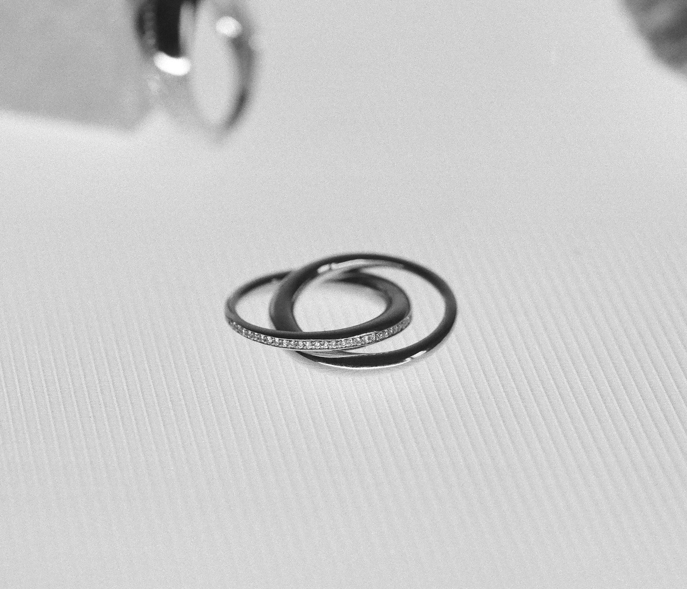 Duo Form Ring with Pavé sold by J. Hannah Jewelry product image thumbnail 5