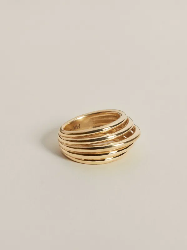 Stacked Form Ring sold by J. Hannah Jewelry