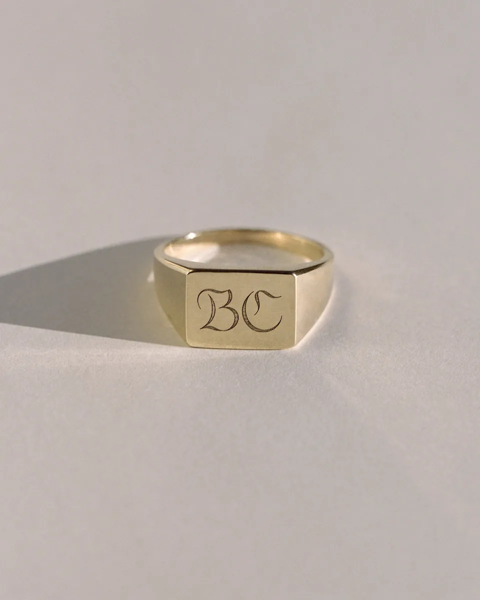 Rectangle Signet sold by J. Hannah Jewelry