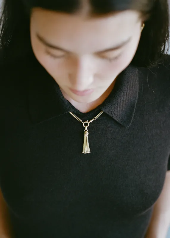 Tassel Charm made by J. Hannah Jewelry