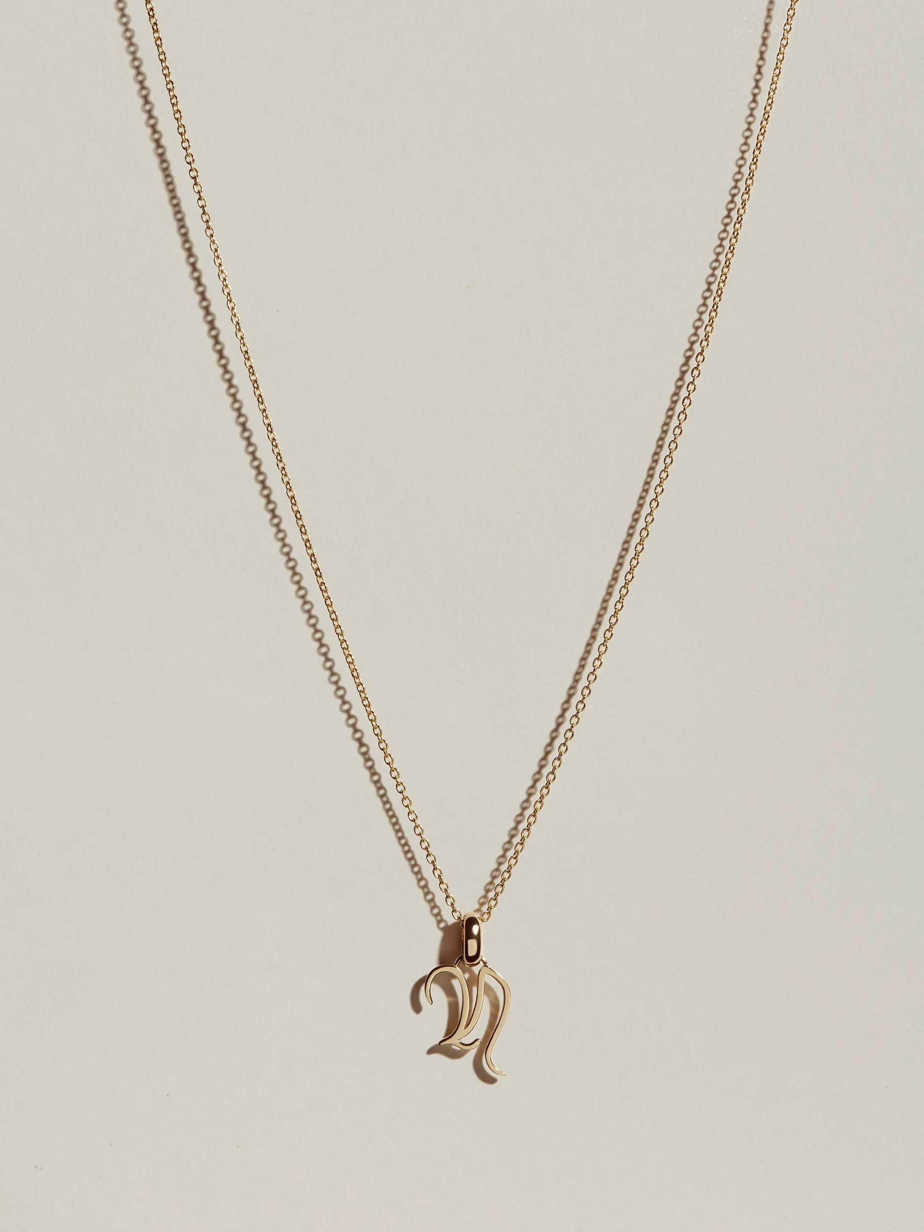 Gothic Initial Pendant sold by J. Hannah Jewelry product image thumbnail 2