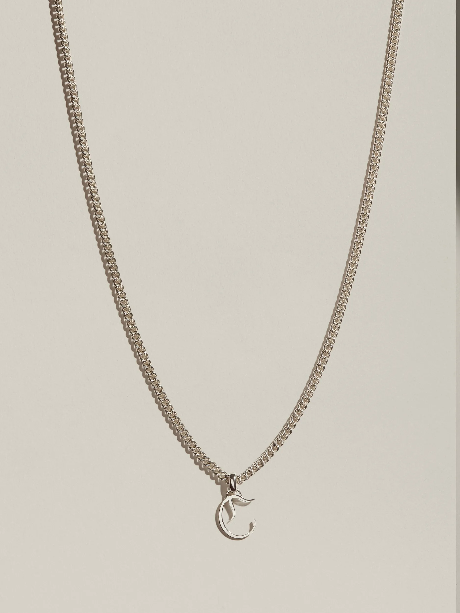 Gothic Initial Pendant sold by J. Hannah Jewelry product image thumbnail 3