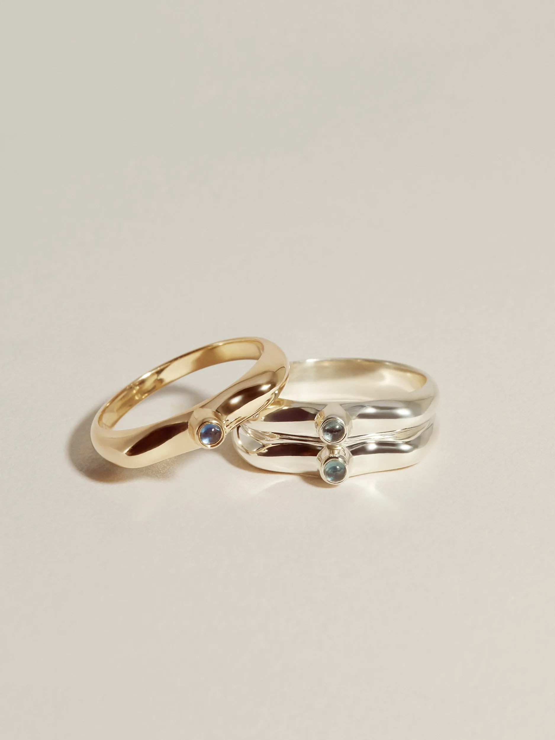 Double Stirrup Ring (Sapphire) sold by J. Hannah Jewelry product image thumbnail 2
