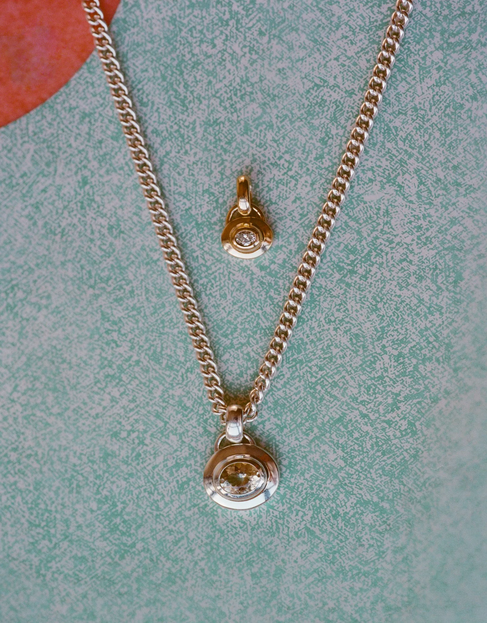 Gemstone Signet Pendant (Sunstone) sold by J. Hannah Jewelry product image thumbnail 5