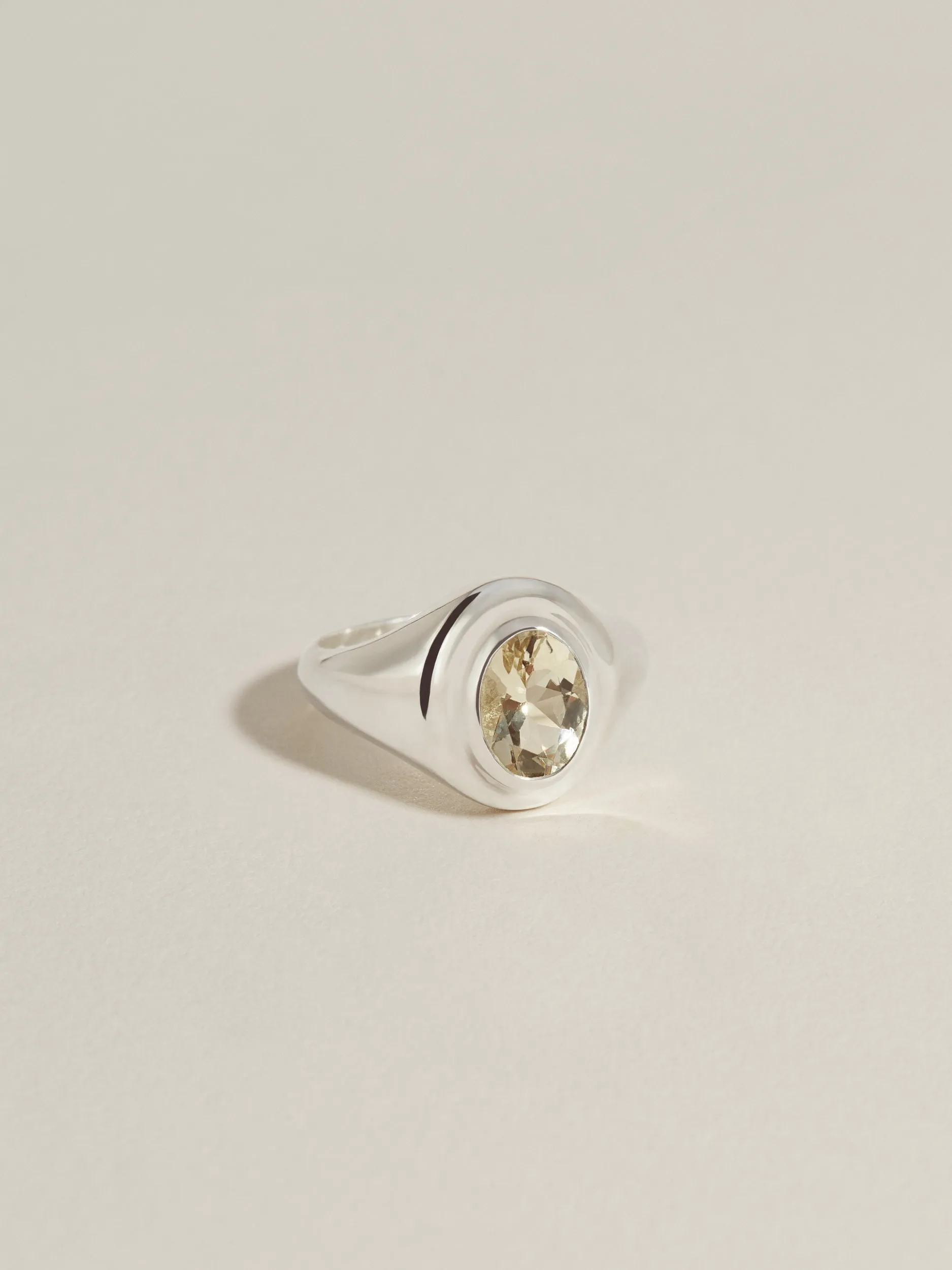 Gemstone Signet (Sunstone) sold by J. Hannah Jewelry