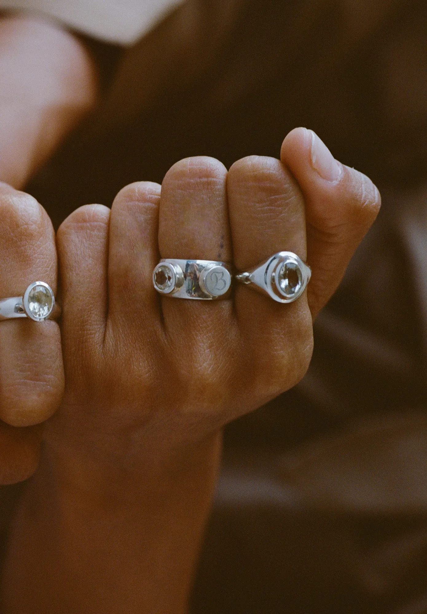 Gemstone Signet (Sunstone) sold by J. Hannah Jewelry product image thumbnail 3