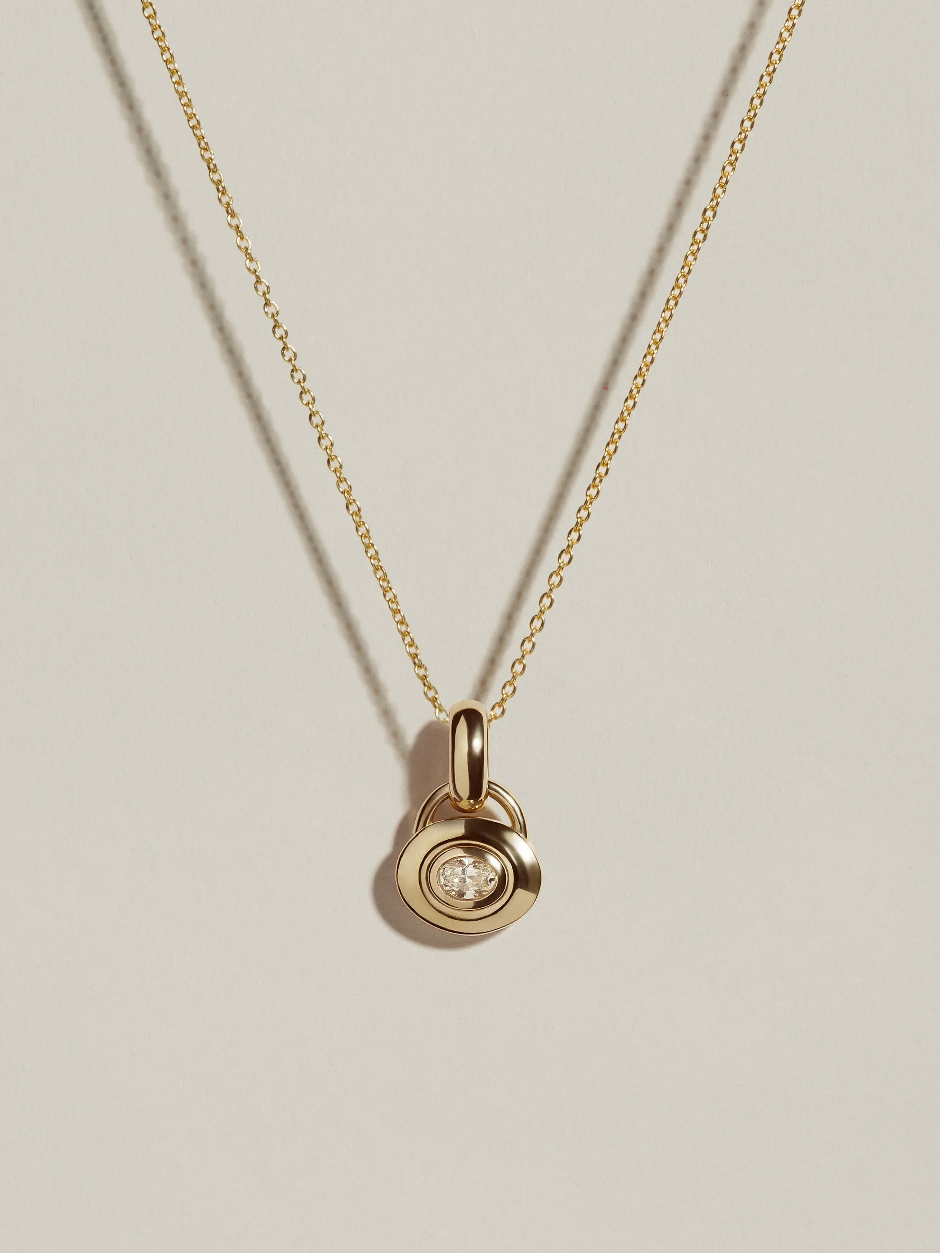 Diamond Signet Pendant sold by J. Hannah Jewelry product image thumbnail 3