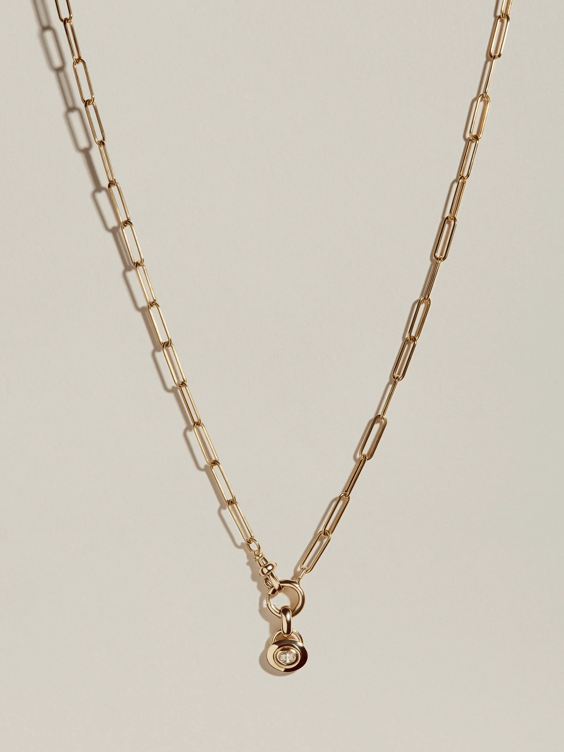 Diamond Signet Pendant sold by J. Hannah Jewelry product image thumbnail 4