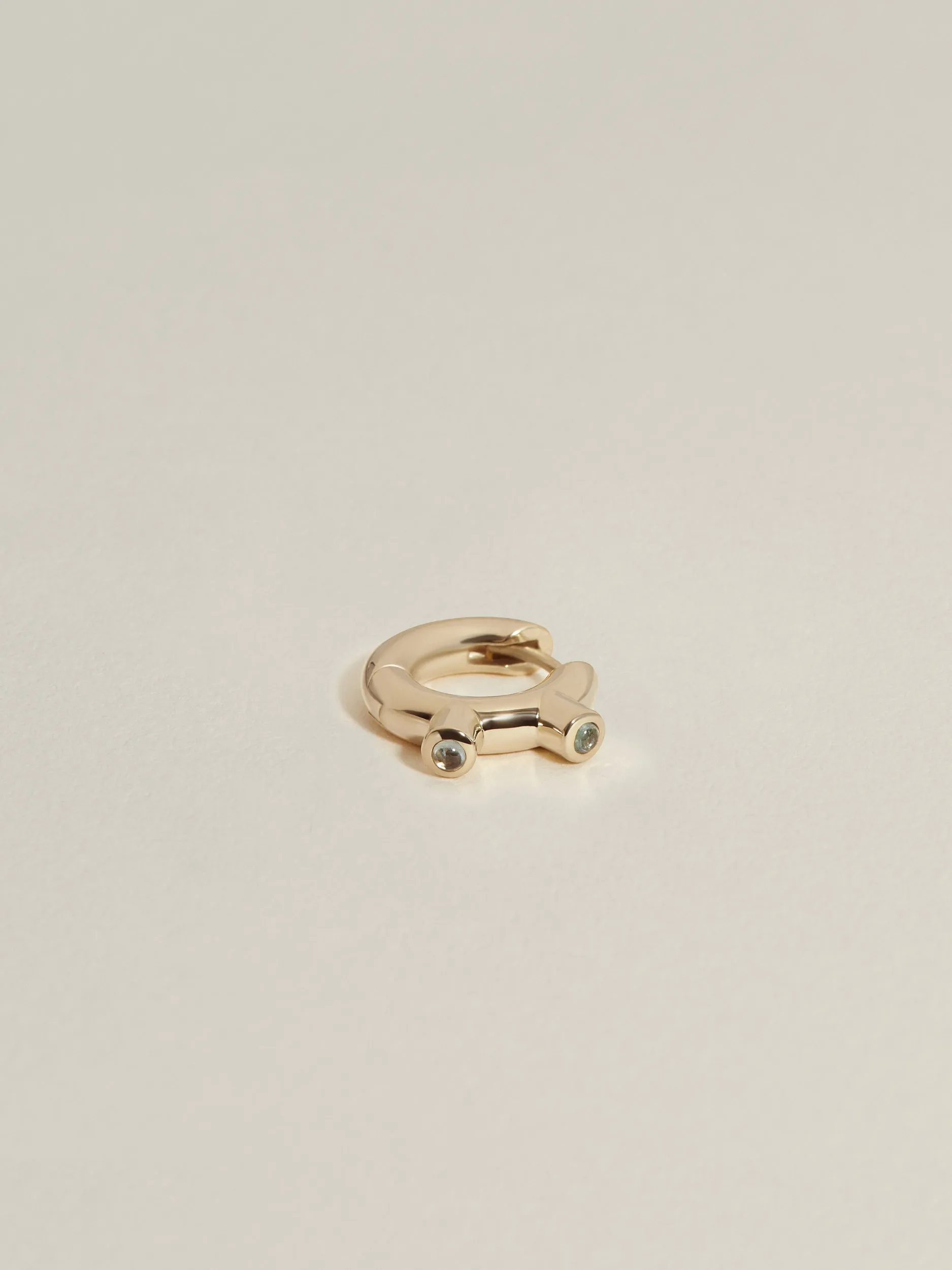 Martian Hoops I (Sapphire) sold by J. Hannah Jewelry product image thumbnail 3