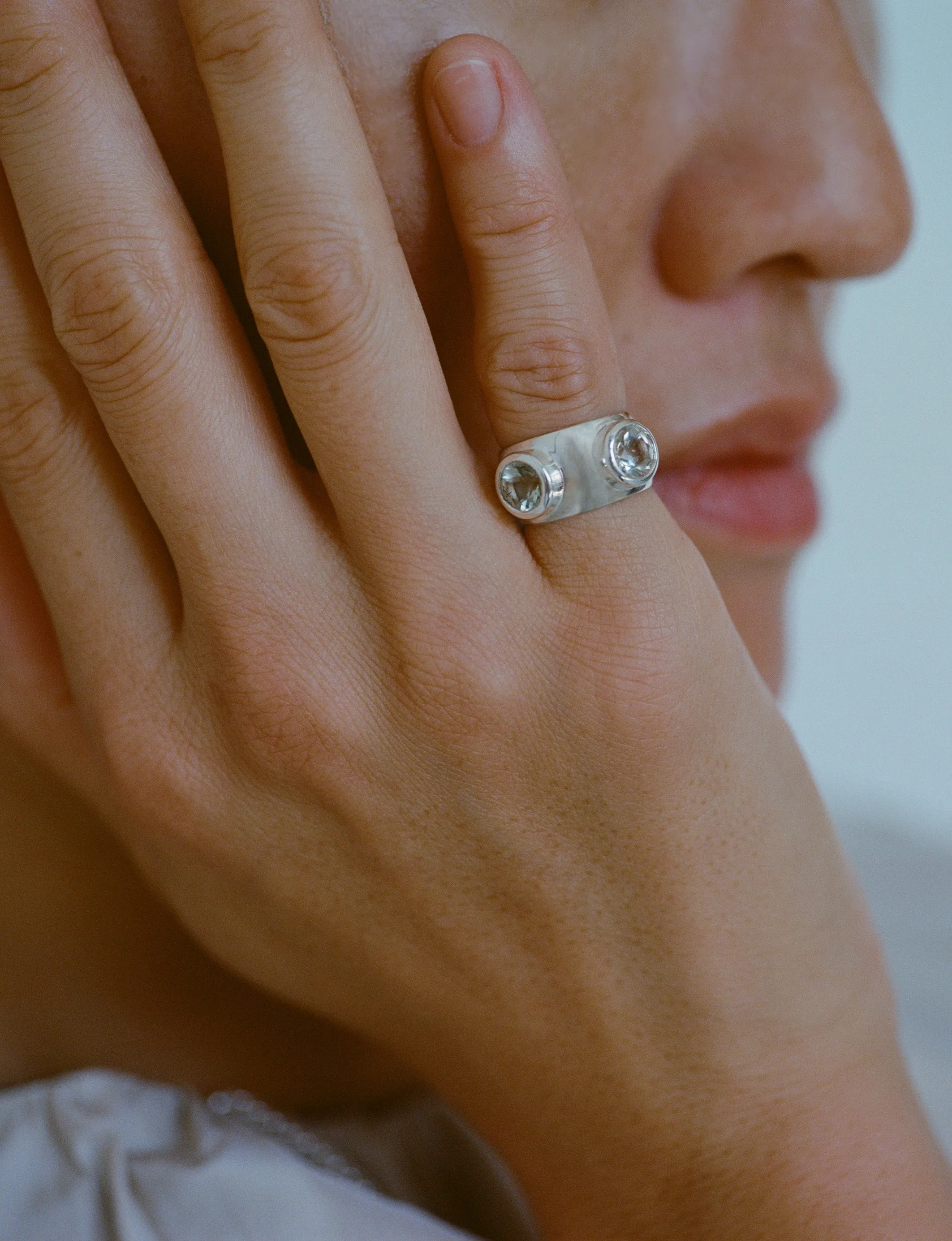 Martian Ring II (Sunstone) sold by J. Hannah Jewelry product image thumbnail 2