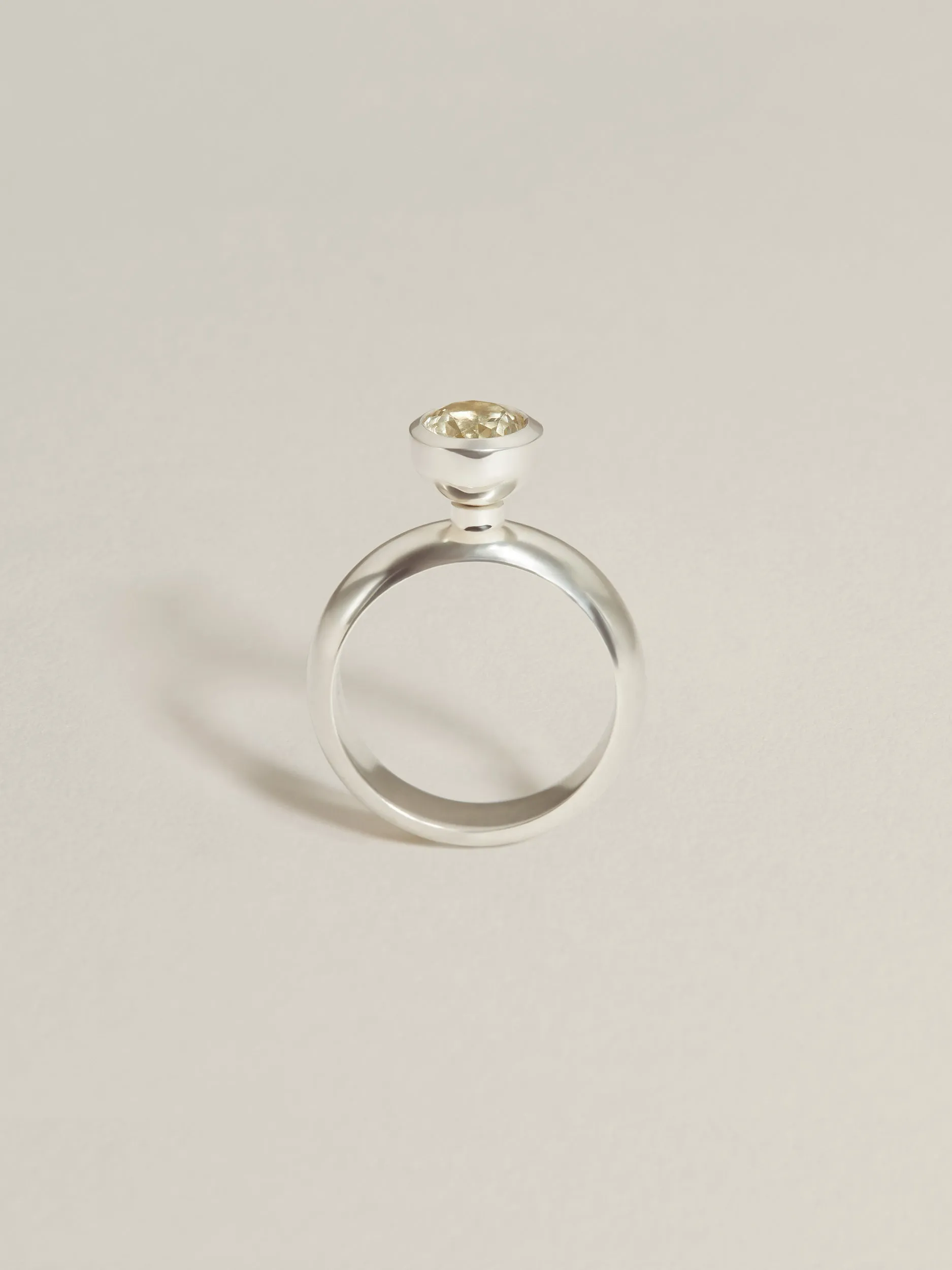 Alter Ego Ring (Sunstone, Signet, Smoky Quartz) sold by J. Hannah Jewelry product image thumbnail 4