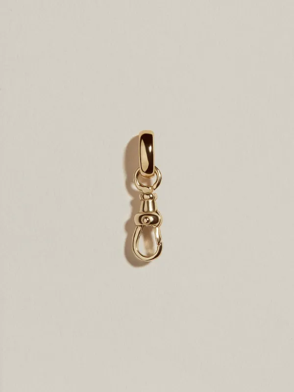 Swivel Dog Clip Charm Holder (Small) made by J. Hannah Jewelry