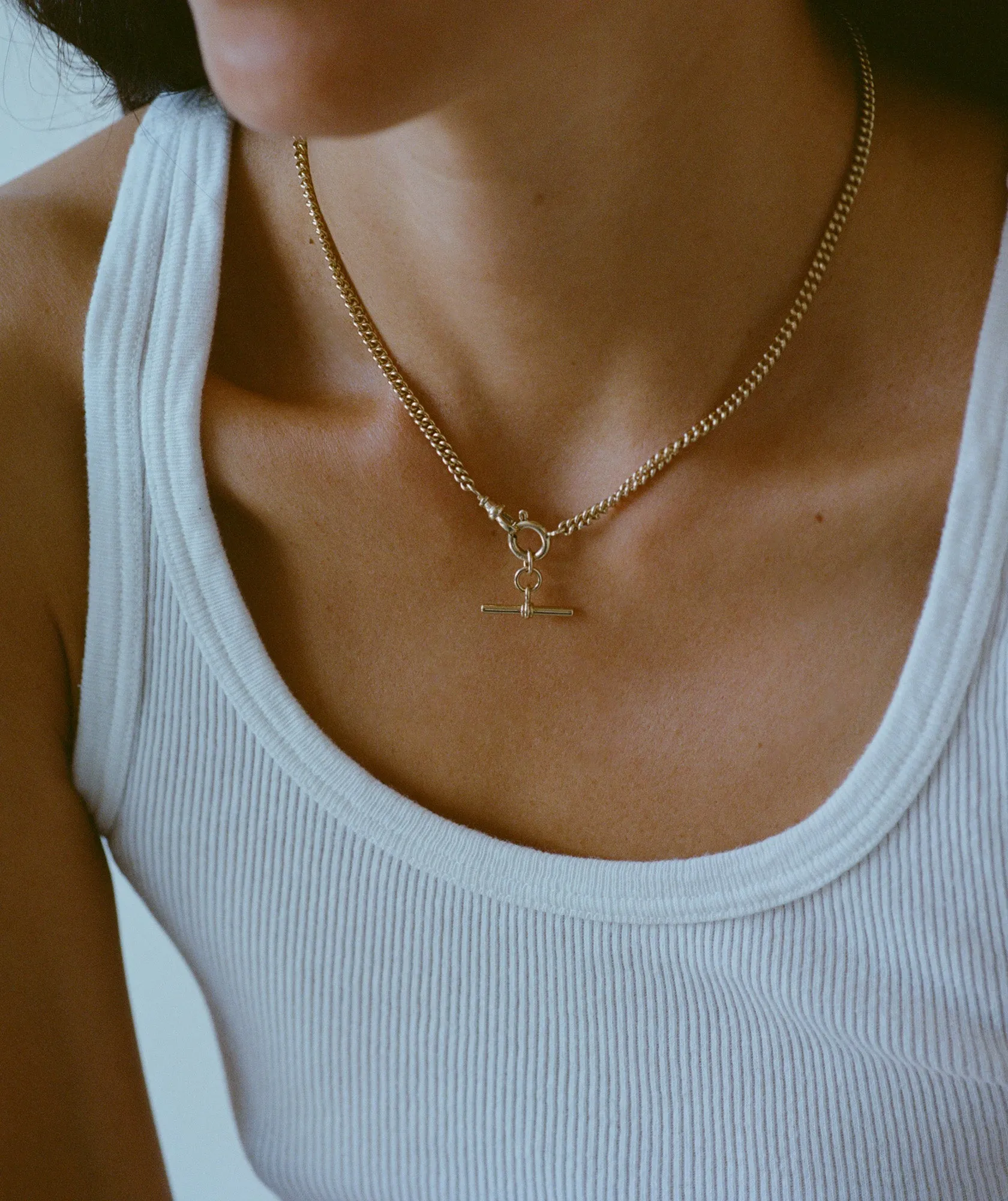 JH Charm Chain (w/ T-Bar) sold by J. Hannah Jewelry product image thumbnail 3