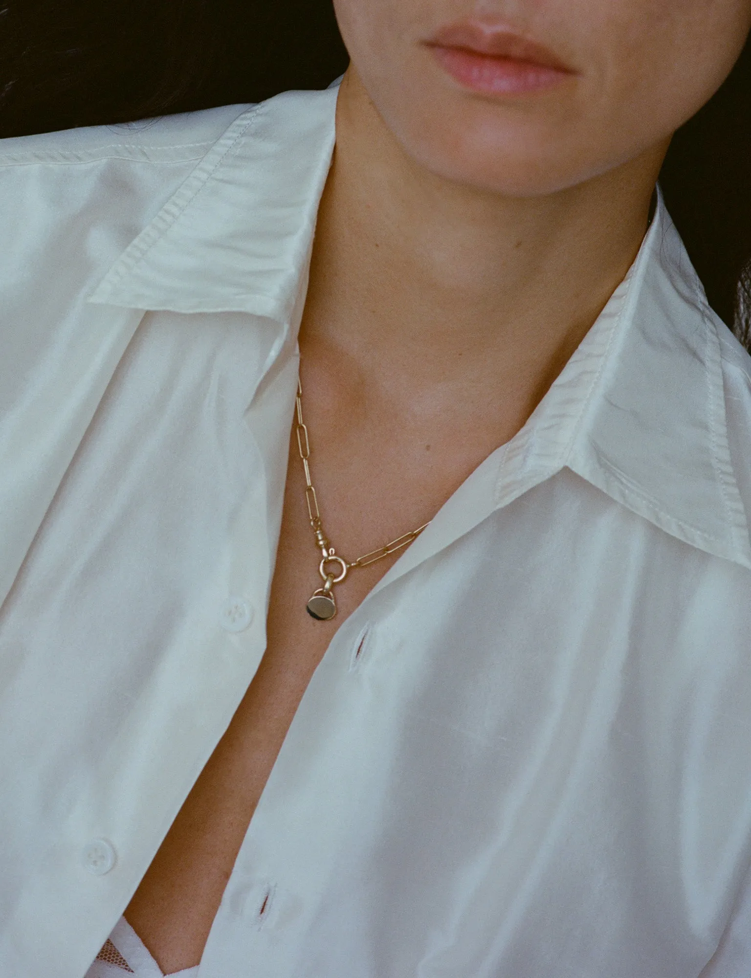 East West Signet Pendant sold by J. Hannah Jewelry product image thumbnail 2