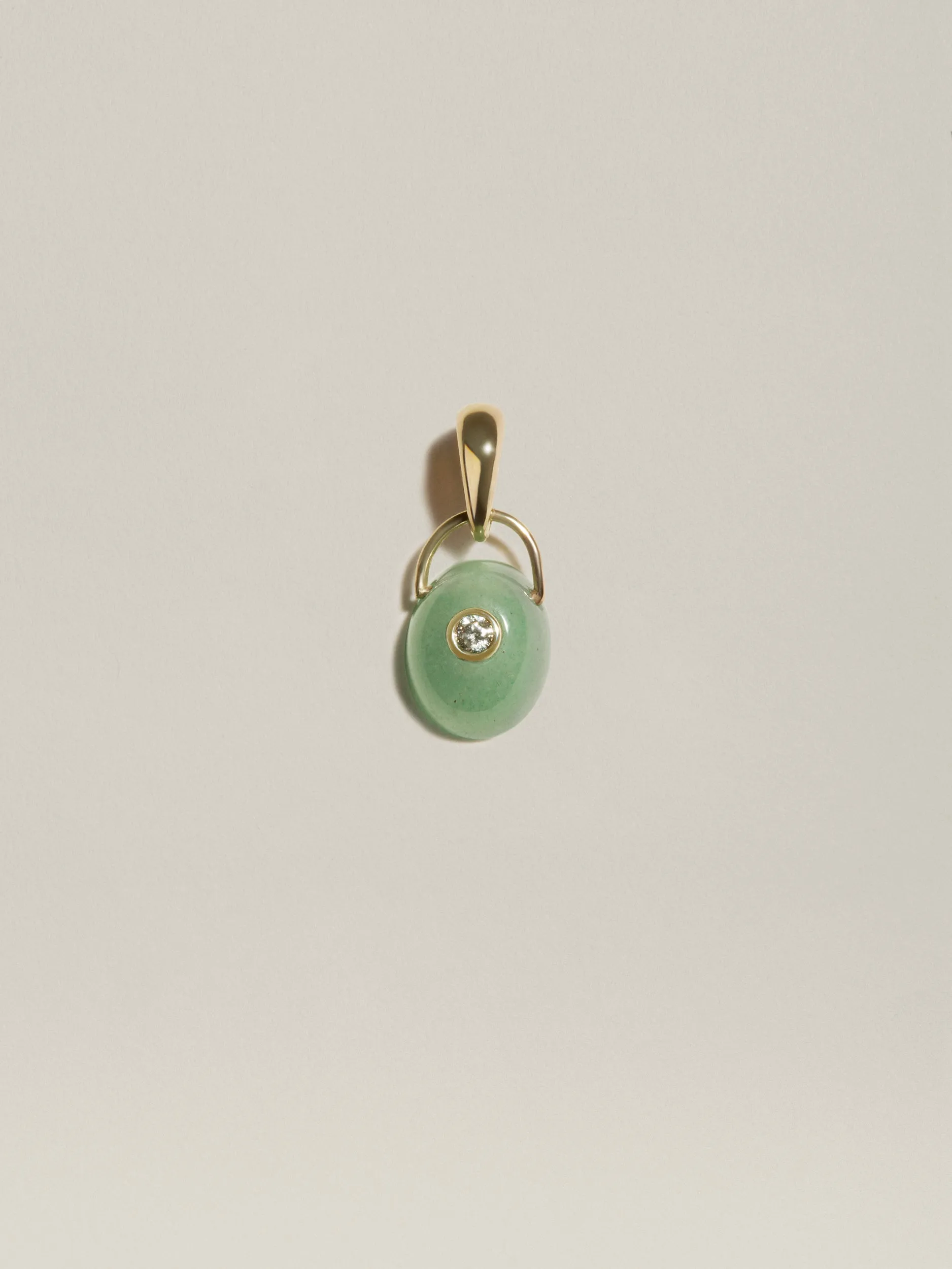 The Gem Drop Pendant (Aventurine) sold by J. Hannah Jewelry