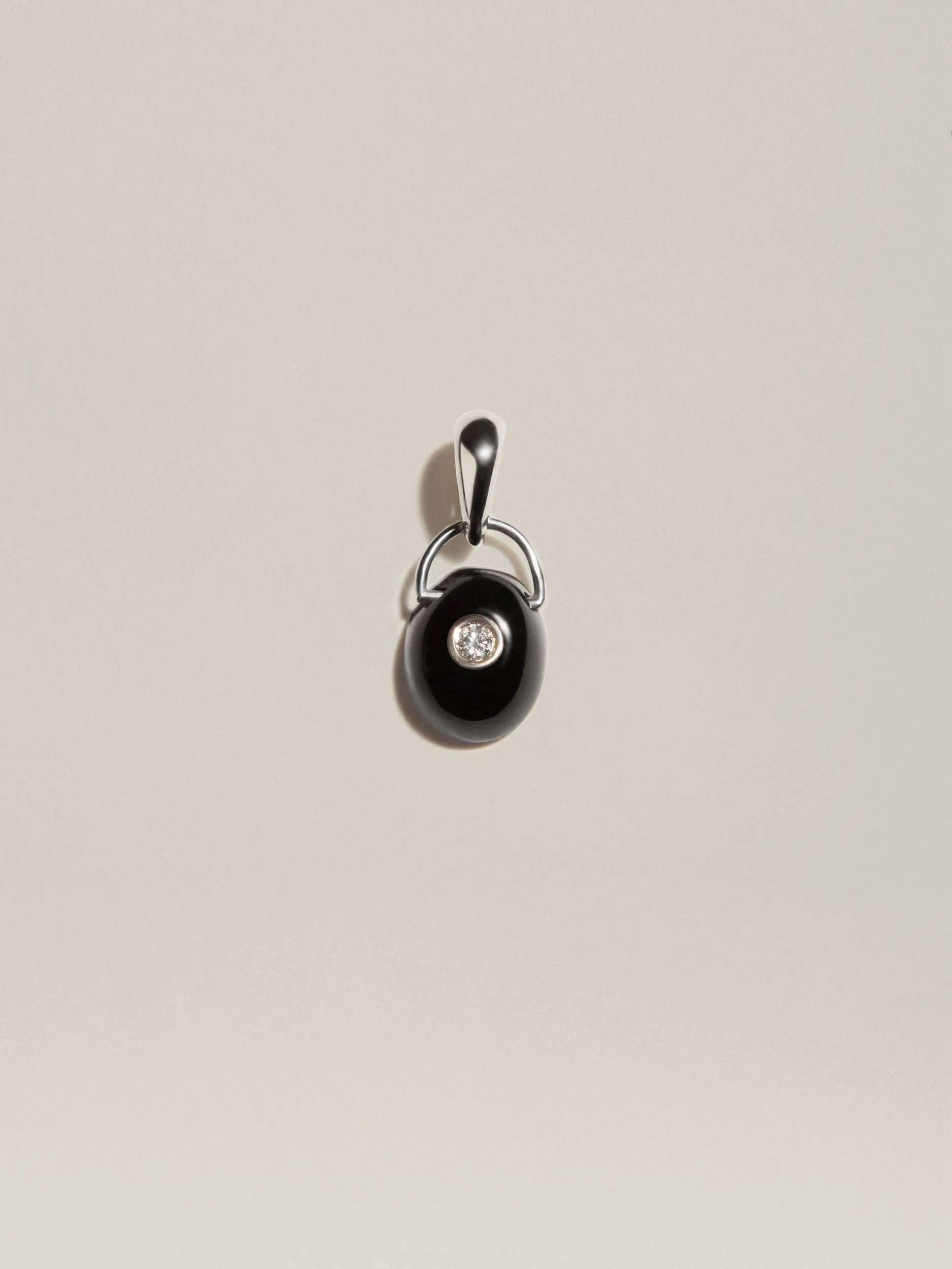 The Gem Drop Pendant (Onyx) sold by J. Hannah Jewelry