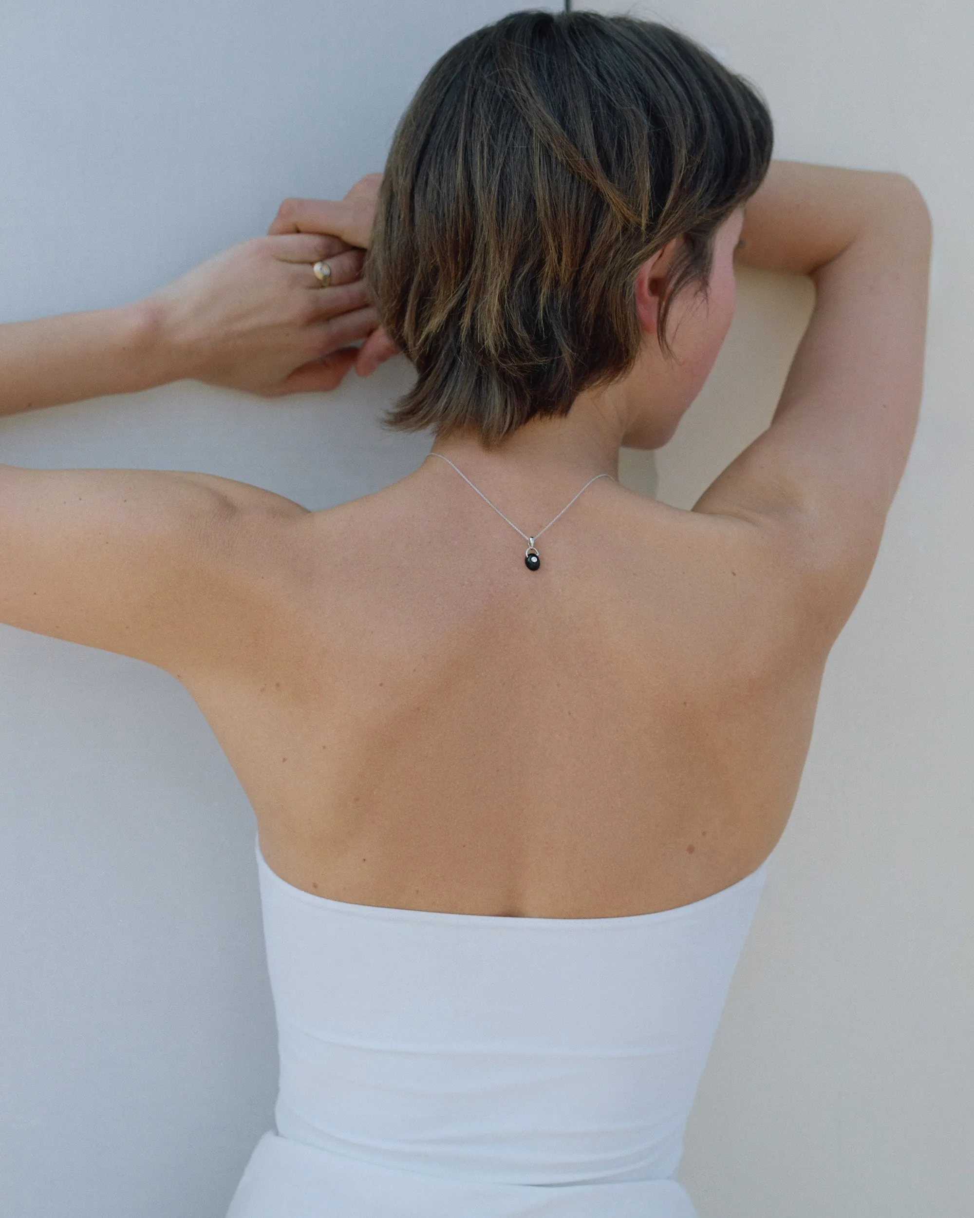 The Gem Drop Pendant (Onyx) sold by J. Hannah Jewelry product image thumbnail 4