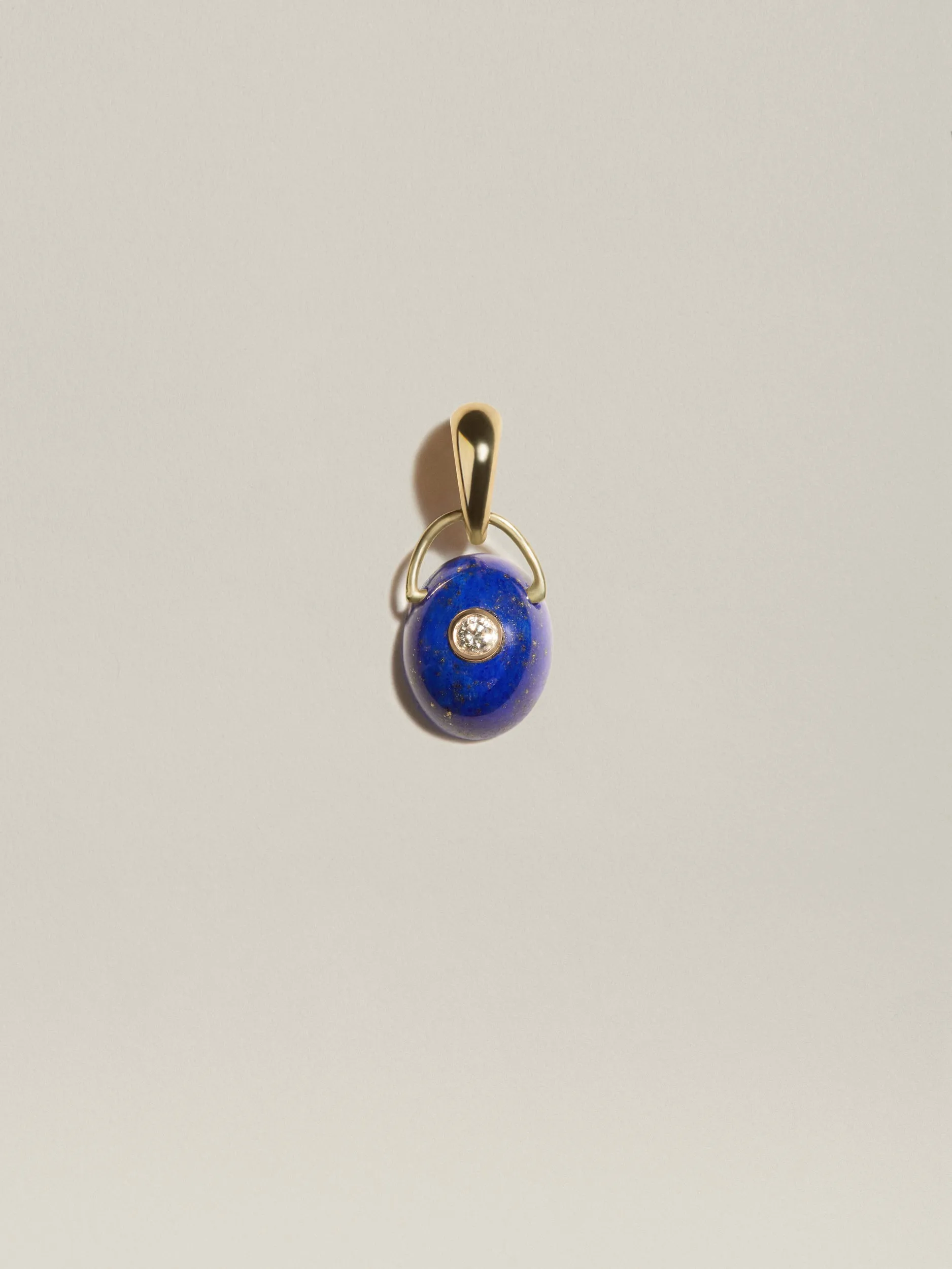 The Gem Drop Pendant (Lapis) sold by J. Hannah Jewelry