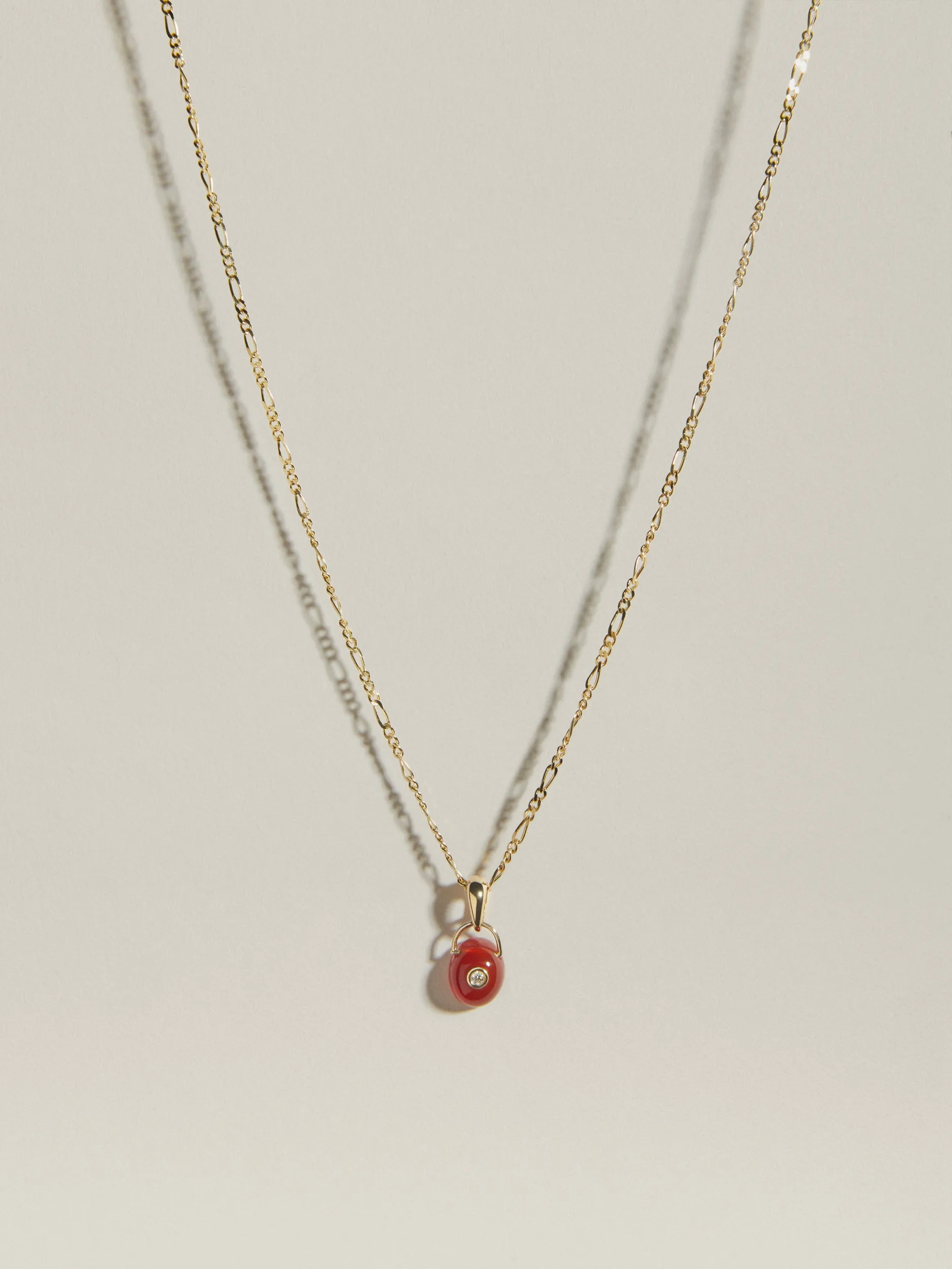 The Gem Drop Pendant (Carnelian) sold by J. Hannah Jewelry product image thumbnail 4