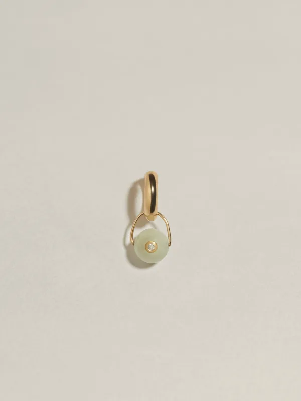The Gem Drop Earring (Aquamarine) sold by J. Hannah Jewelry
