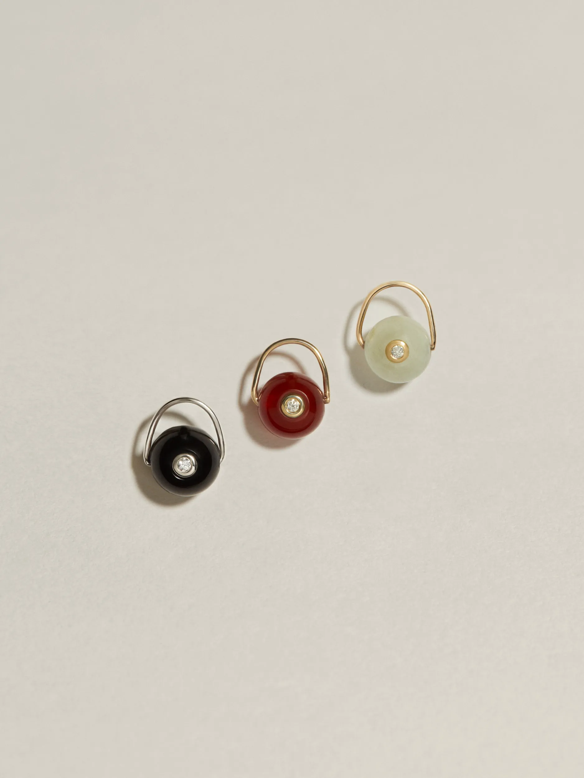 The Gem Drop Earring (Carnelian) sold by J. Hannah Jewelry product image thumbnail 4