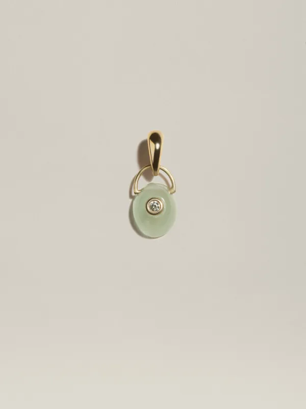 The Gem Drop Pendant (Aquamarine) sold by J. Hannah Jewelry