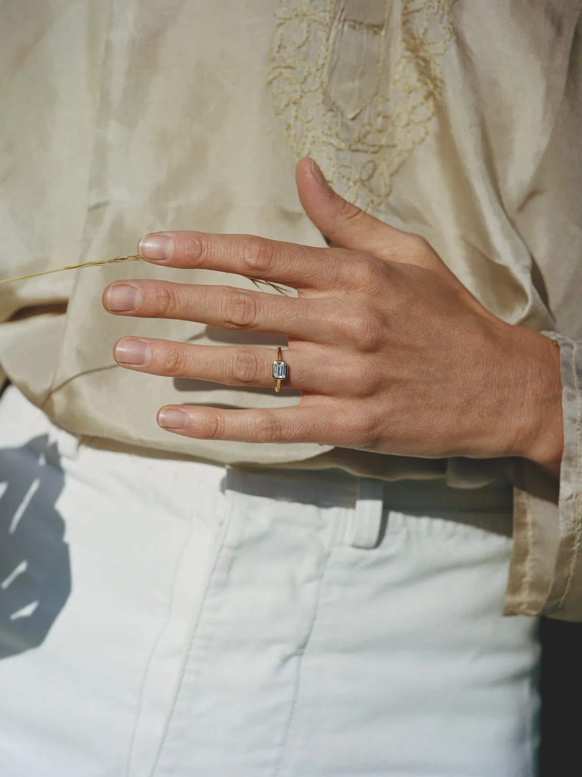 Dahlia (Emerald Cut) sold by J. Hannah Jewelry product image thumbnail 5