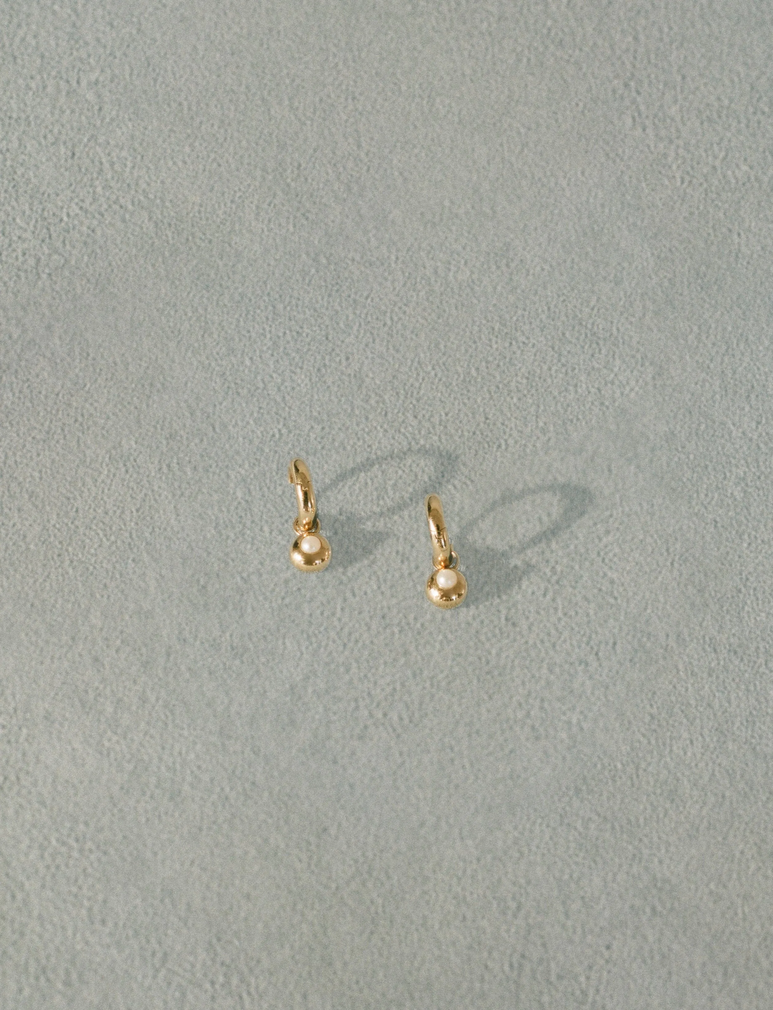 Pearl Charm Hoop sold by J. Hannah Jewelry product image thumbnail 4