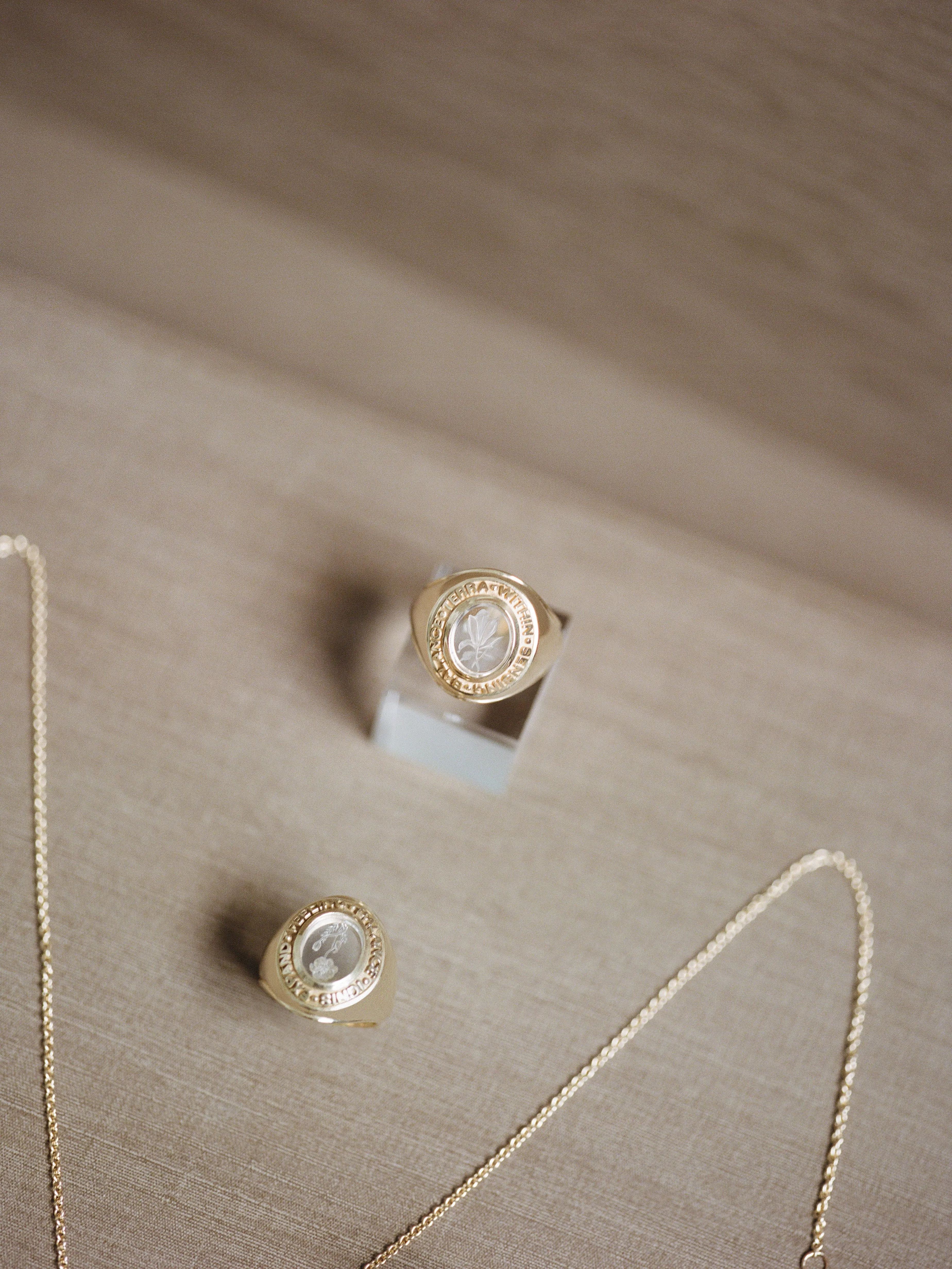 Class Ring Earth (Magnolia) sold by J. Hannah Jewelry product image thumbnail 4