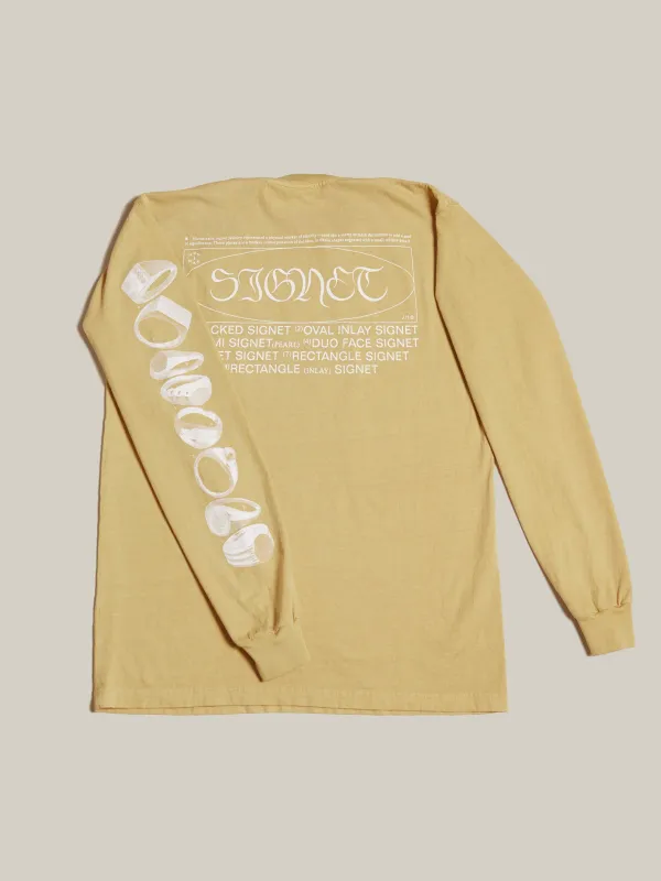 Long Sleeve Signet Tee (Miso) made by J. Hannah Jewelry