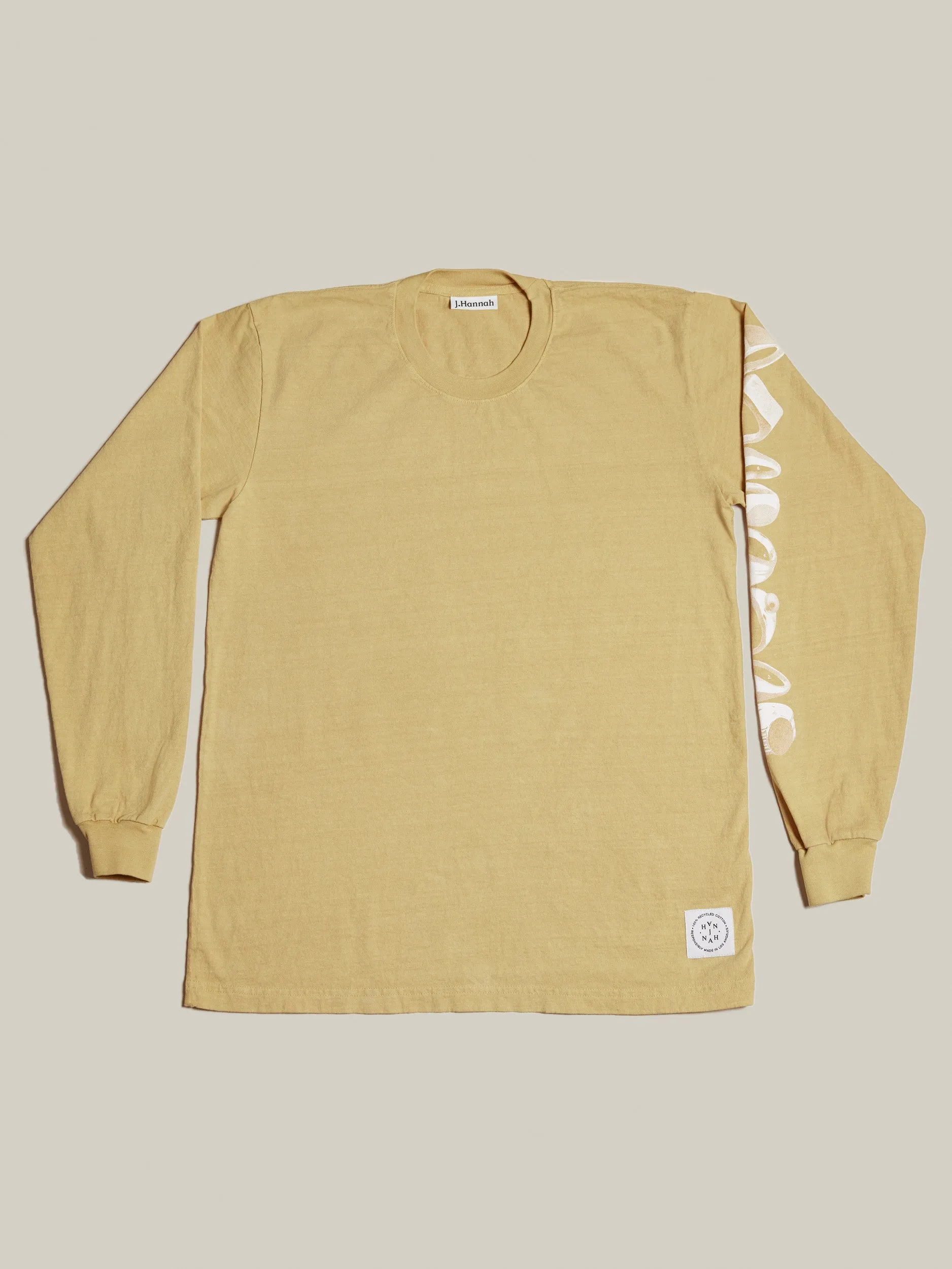 Long Sleeve Signet Tee (Miso) sold by J. Hannah Jewelry product image thumbnail 3