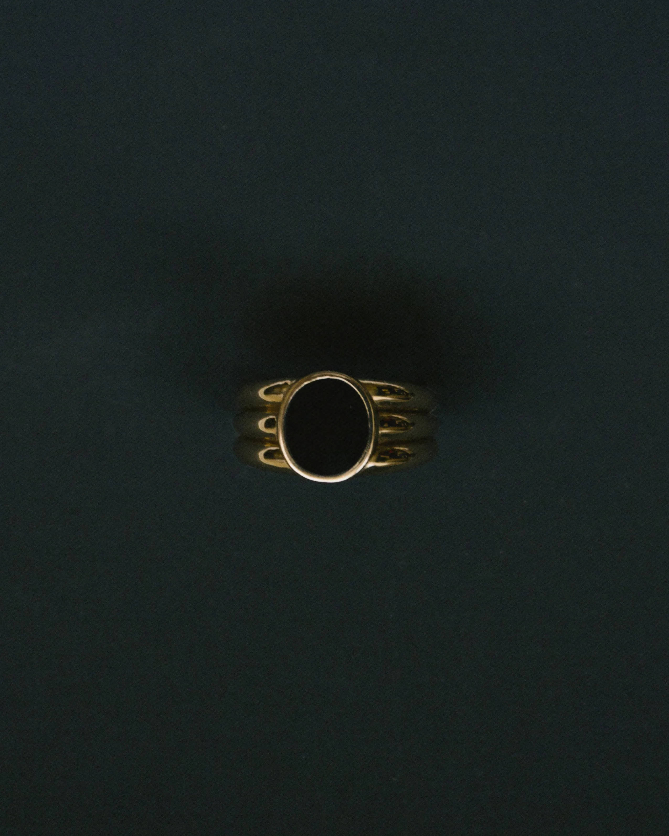 Stacked Inlay Signet (Onyx) sold by J. Hannah Jewelry product image thumbnail 5