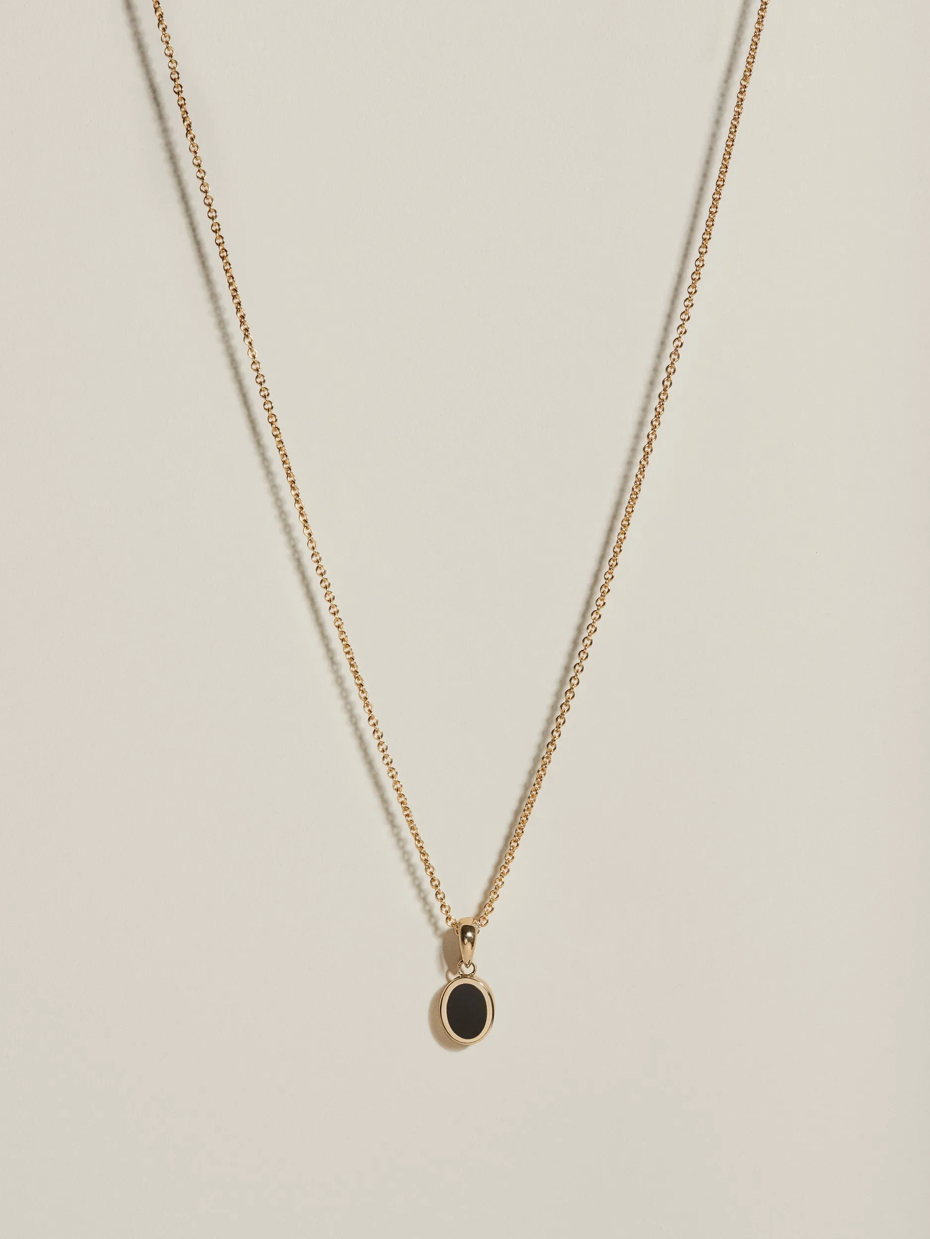 Inlay Signet Pendant (Onyx) sold by J. Hannah Jewelry