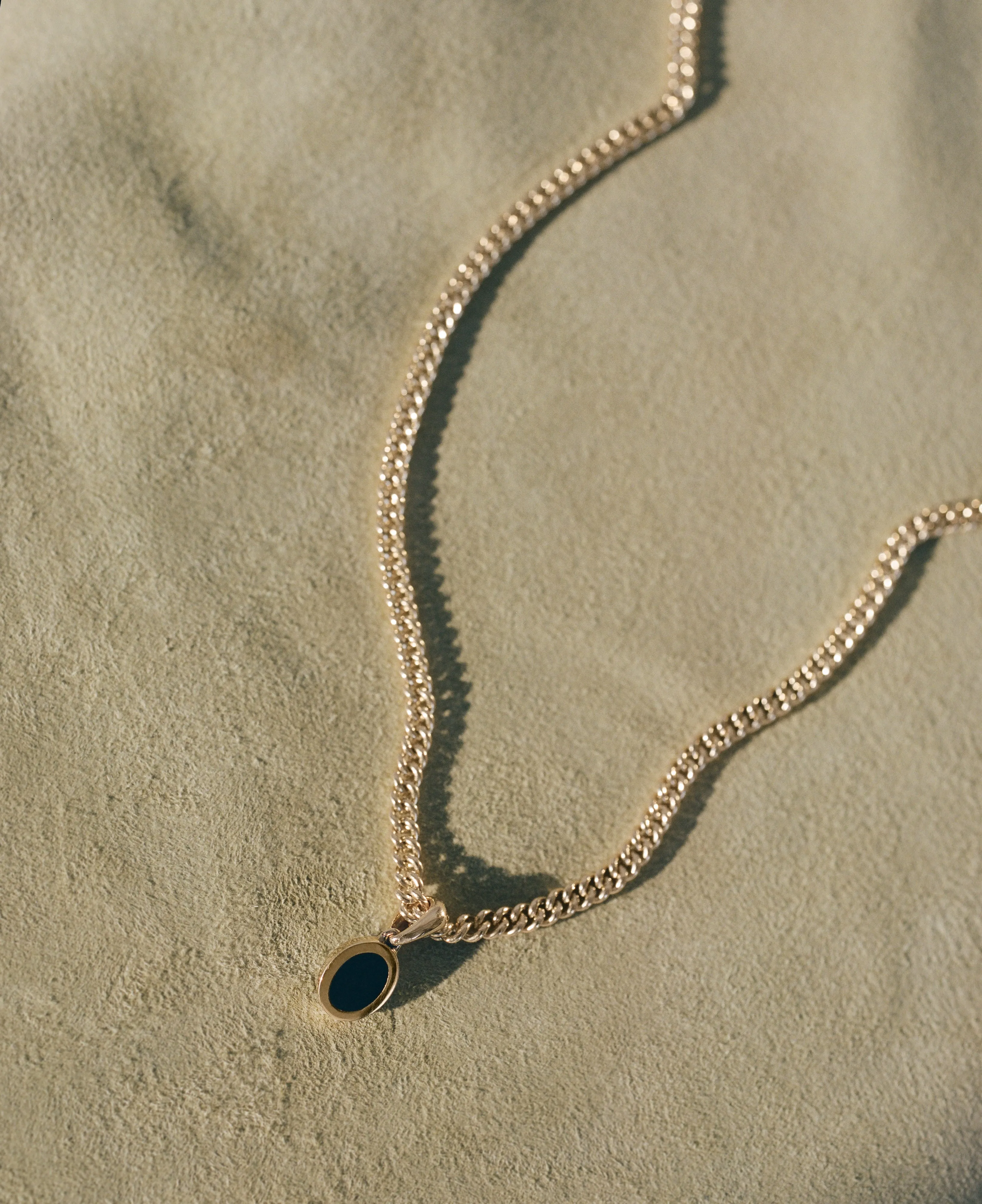 Inlay Signet Pendant (Onyx) sold by J. Hannah Jewelry product image thumbnail 4
