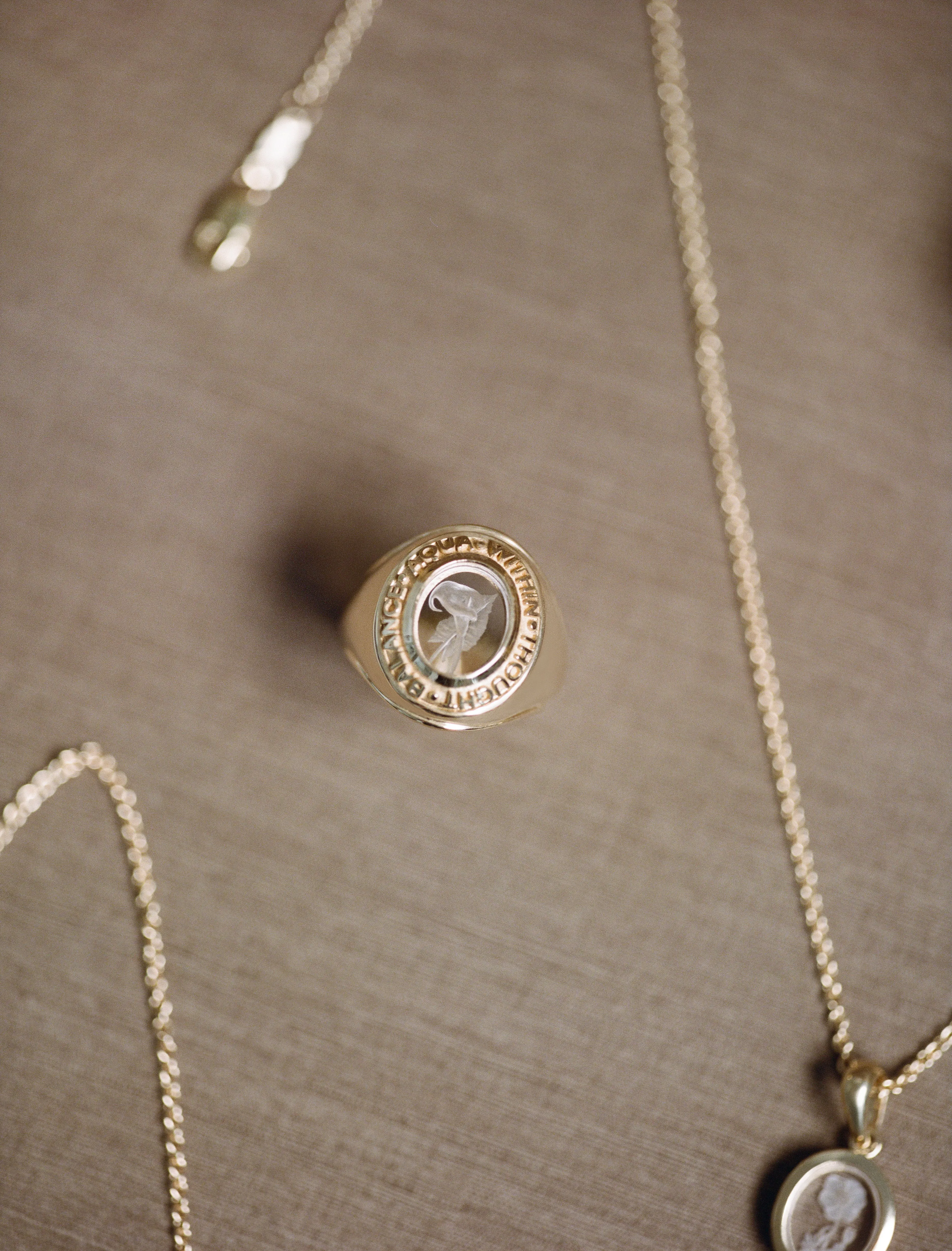 Class Ring Water (Calla Lily) sold by J. Hannah Jewelry product image thumbnail 3