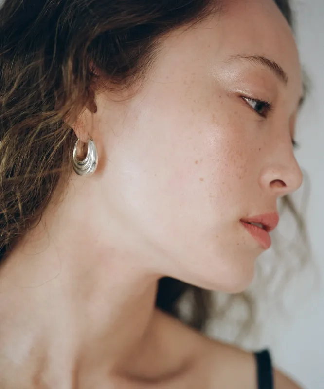 Strata Hoops II made by J. Hannah Jewelry