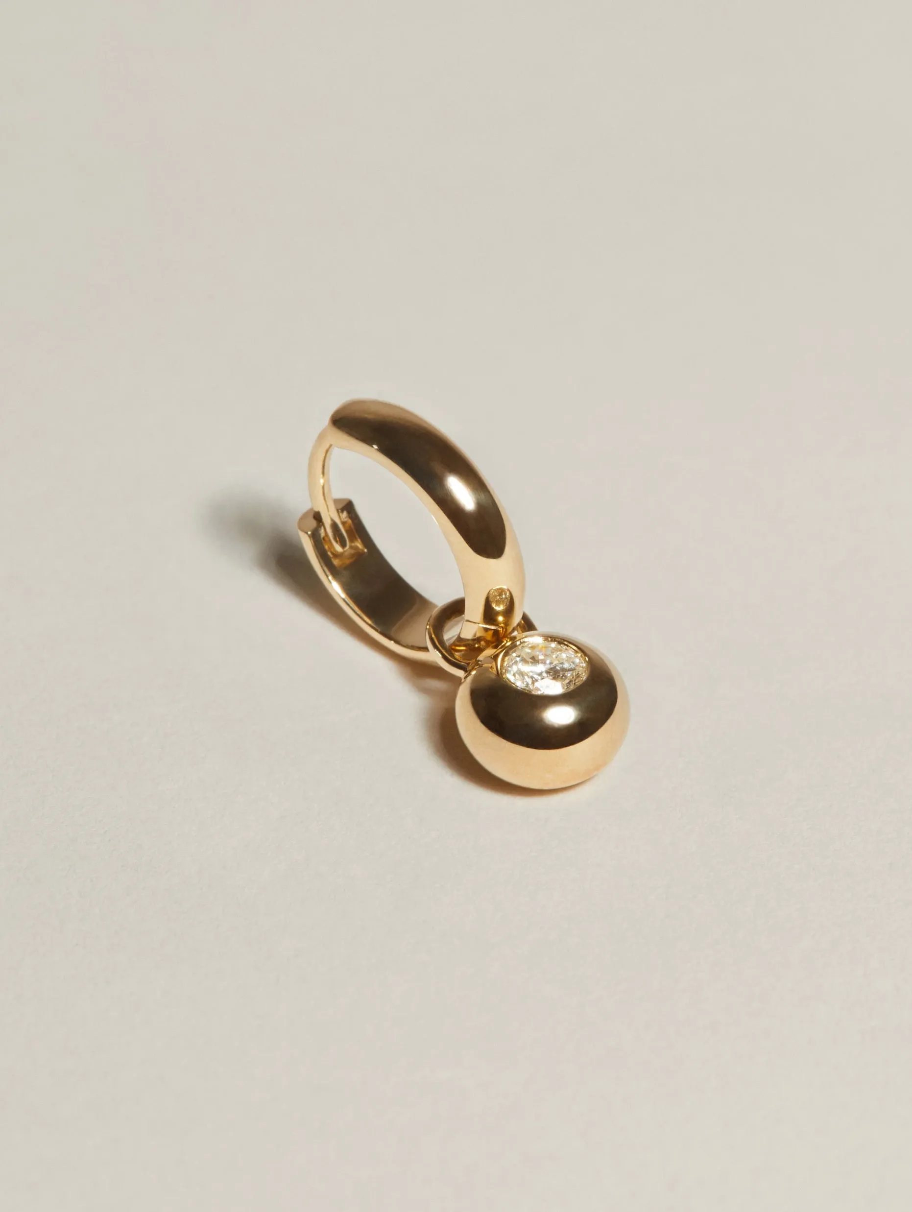 Diamond Charm Hoop sold by J. Hannah Jewelry product image thumbnail 3