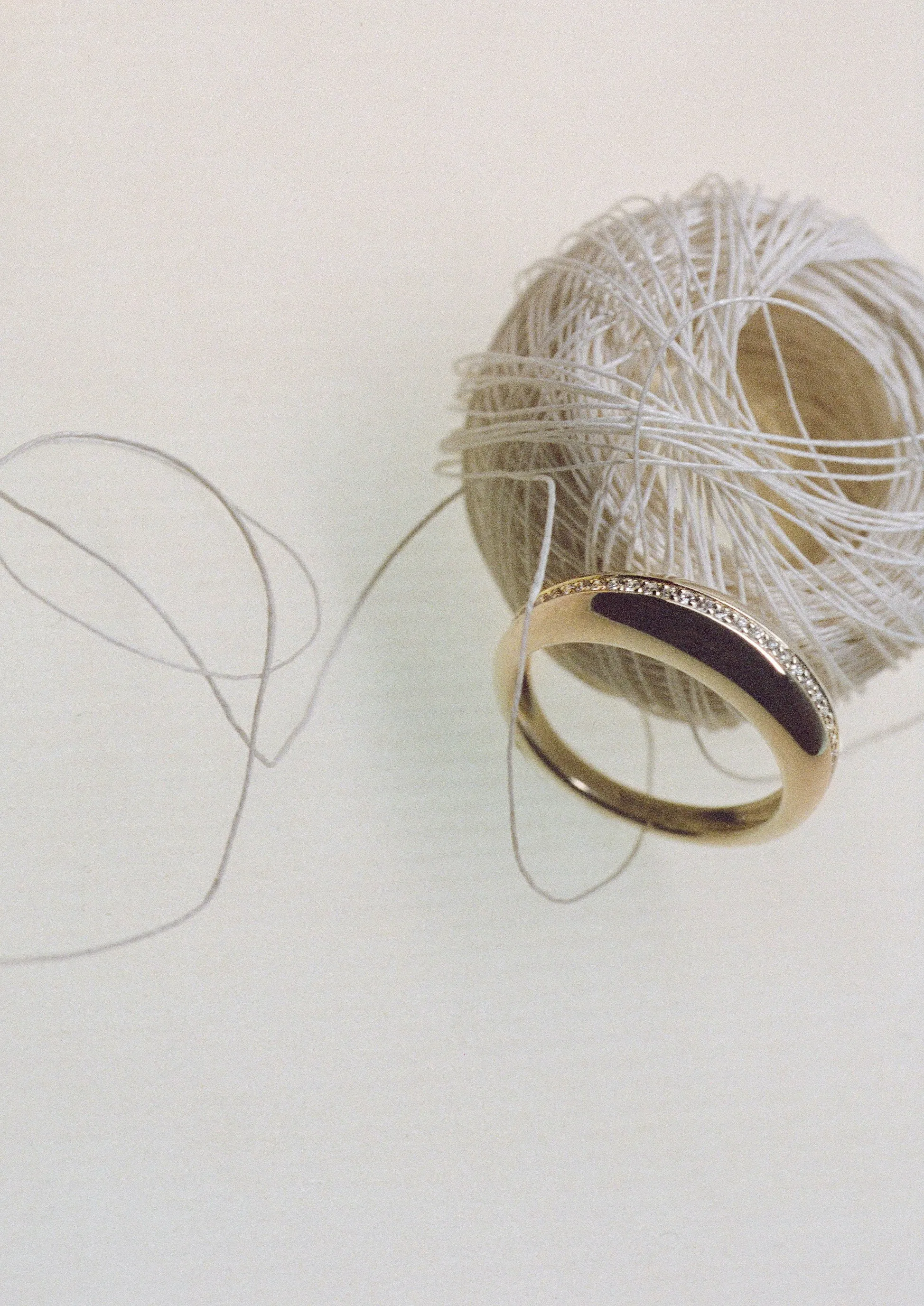 Form Ring I with Pavé Diamonds sold by J. Hannah Jewelry product image thumbnail 2