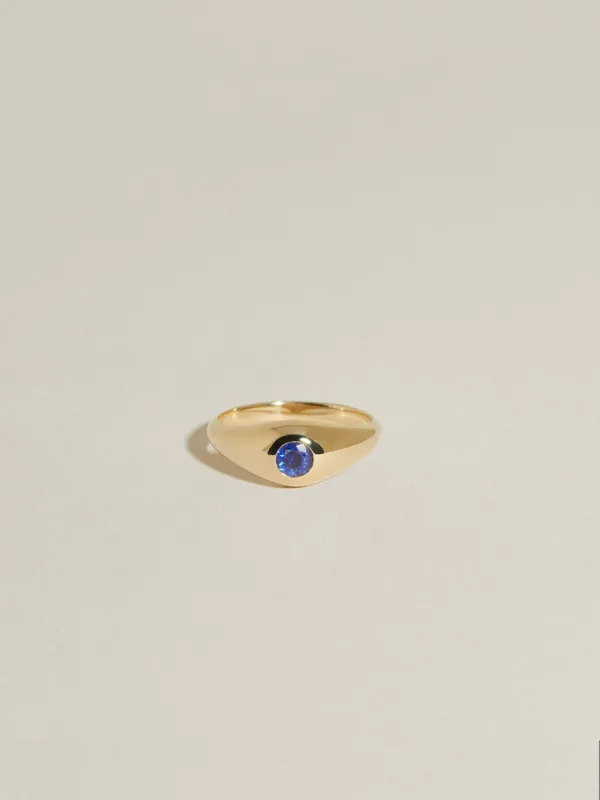 Demi Signet (Sapphire) sold by J. Hannah Jewelry