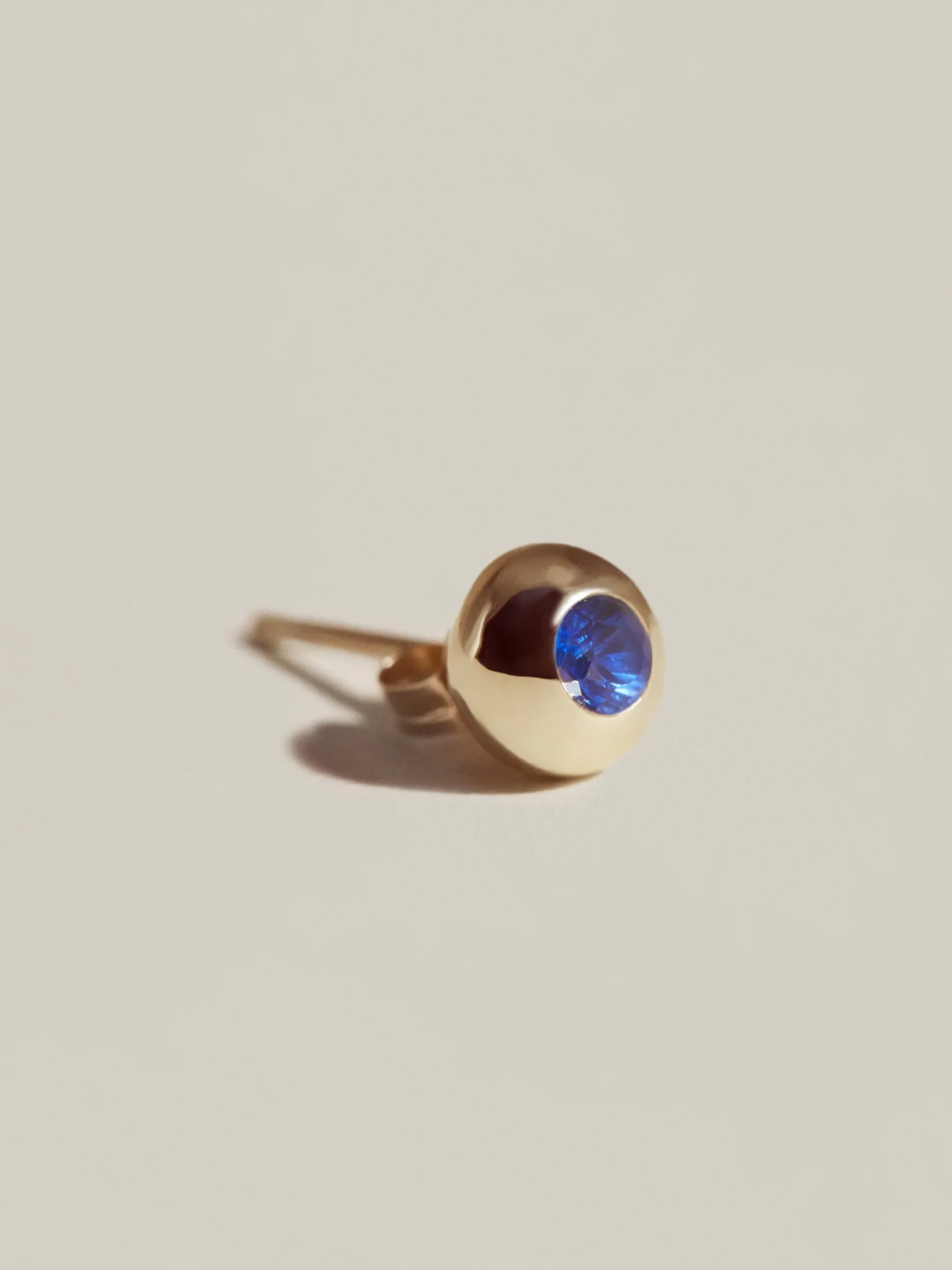 Sapphire Form Stud sold by J. Hannah Jewelry